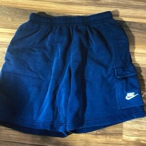 Nike Navy Athletic Shorts with Side Pocket